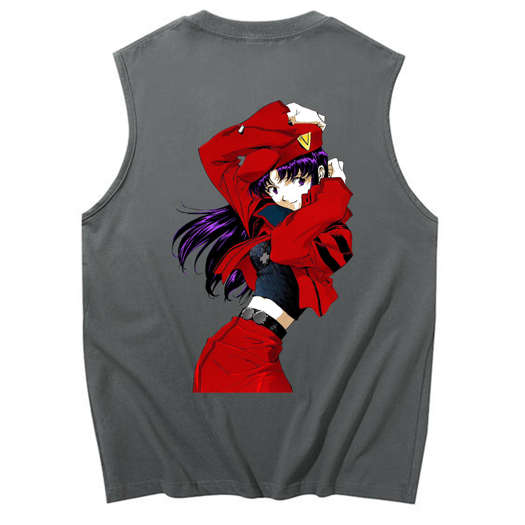 （画像用） EVA 新世紀エヴァンゲリオン コットン100％タンクトップ（背面プリント）